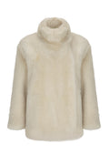 IVORY SHEARLING COAT