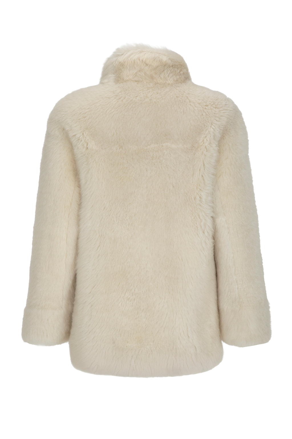 IVORY SHEARLING COAT