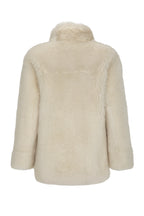 IVORY SHEARLING COAT