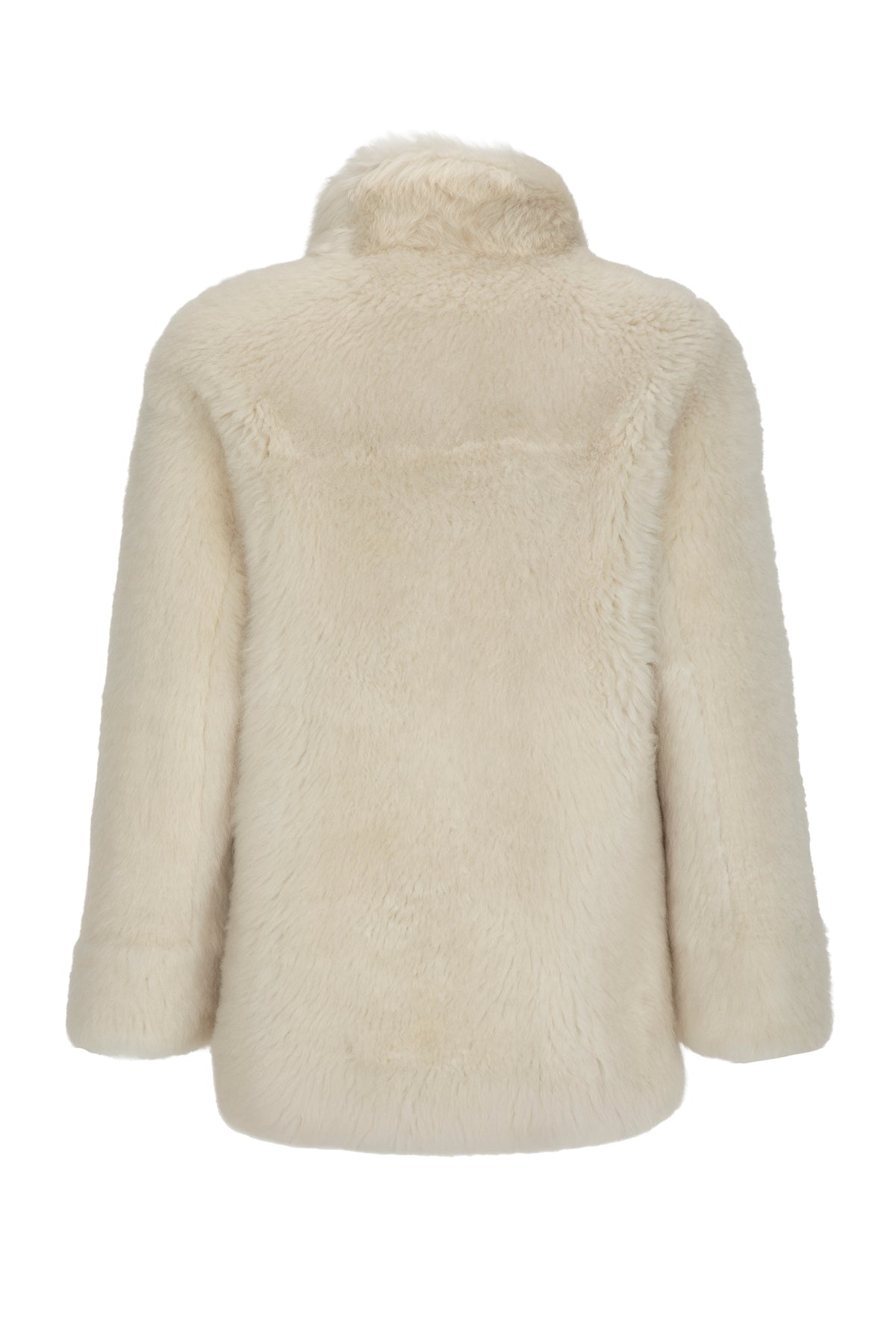 IVORY SHEARLING COAT