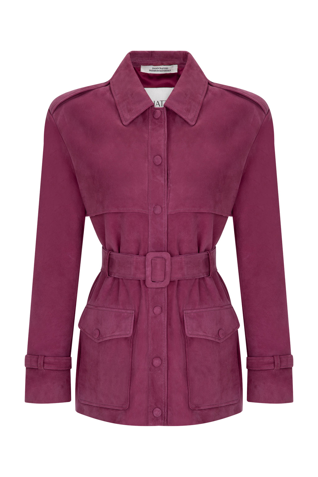 DUNE DARK PURPLE SUEDE JACKET