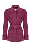 DUNE DARK PURPLE SUEDE JACKET