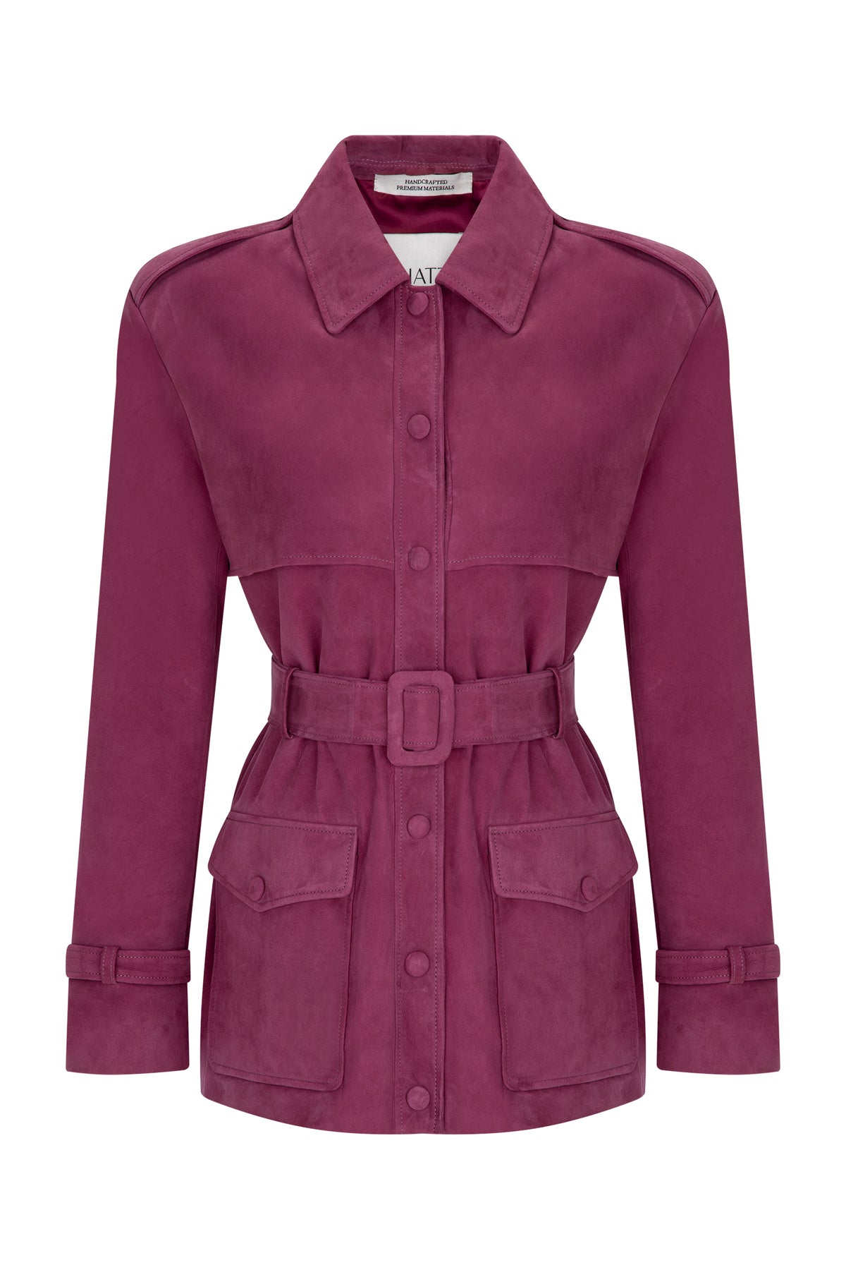 DUNE DARK PURPLE SUEDE JACKET