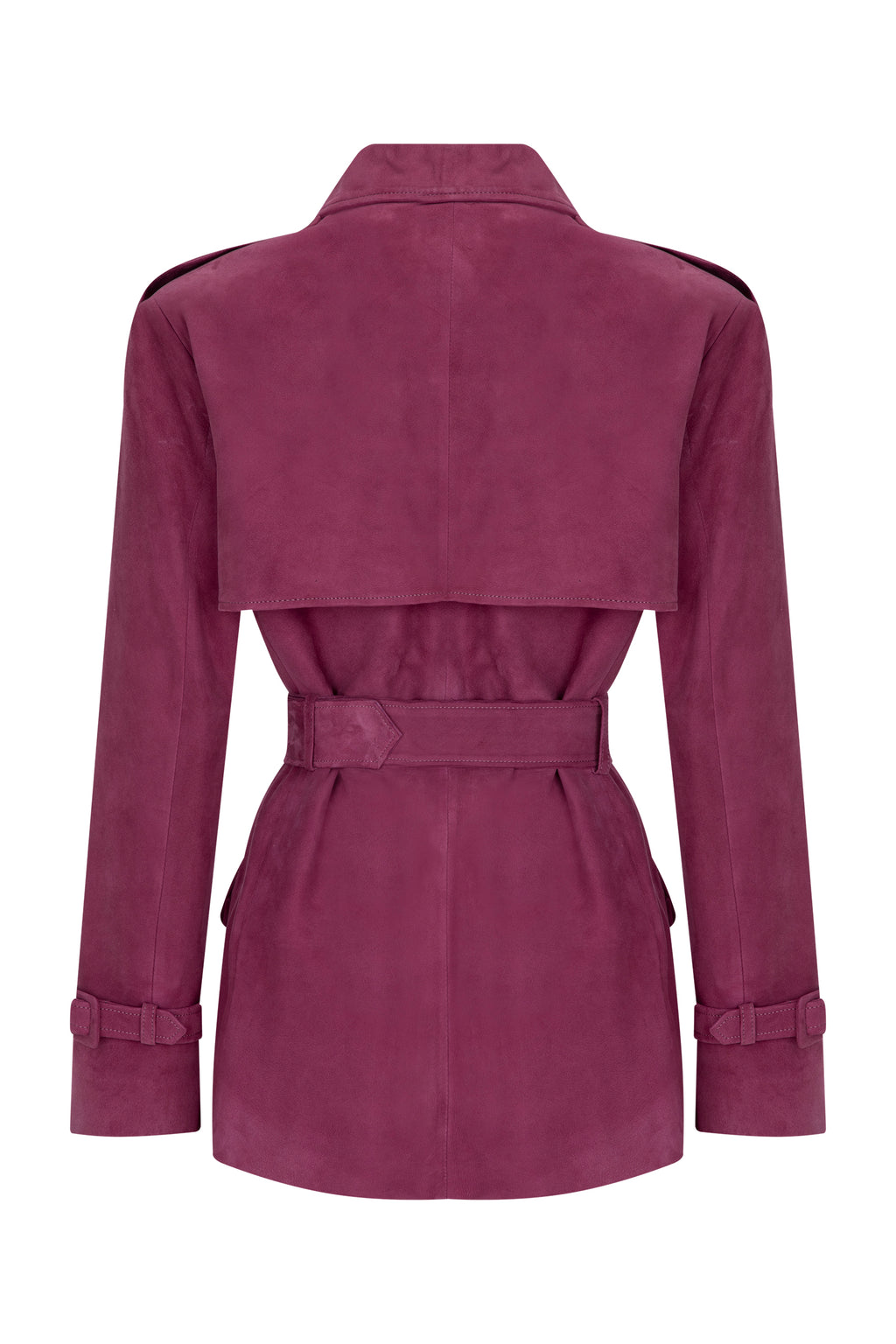 DUNE DARK PURPLE SUEDE JACKET