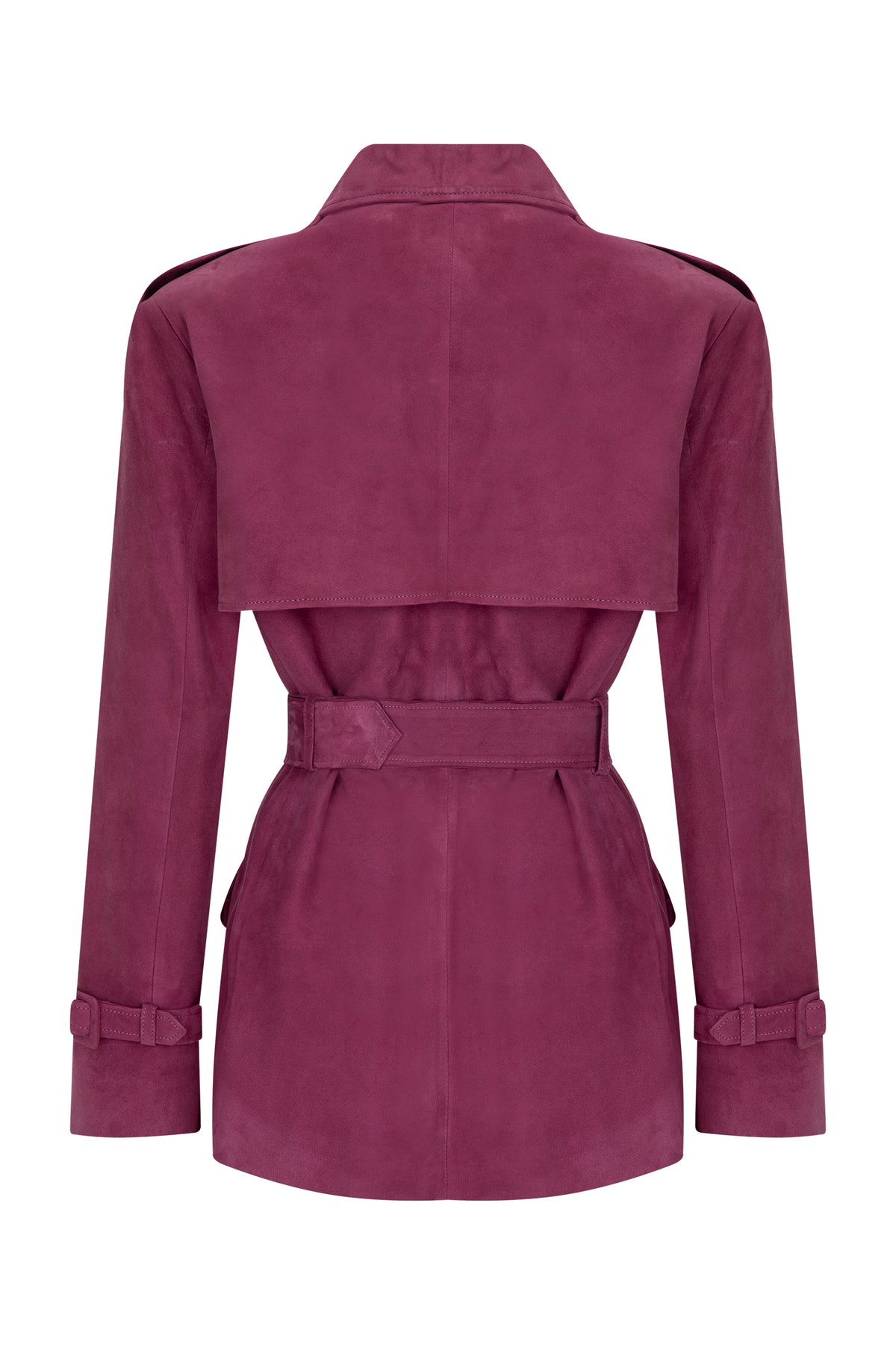 DUNE DARK PURPLE SUEDE JACKET