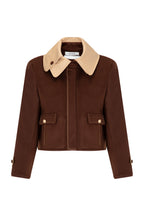 SADDLE DOUBLE COLLAR JACKET