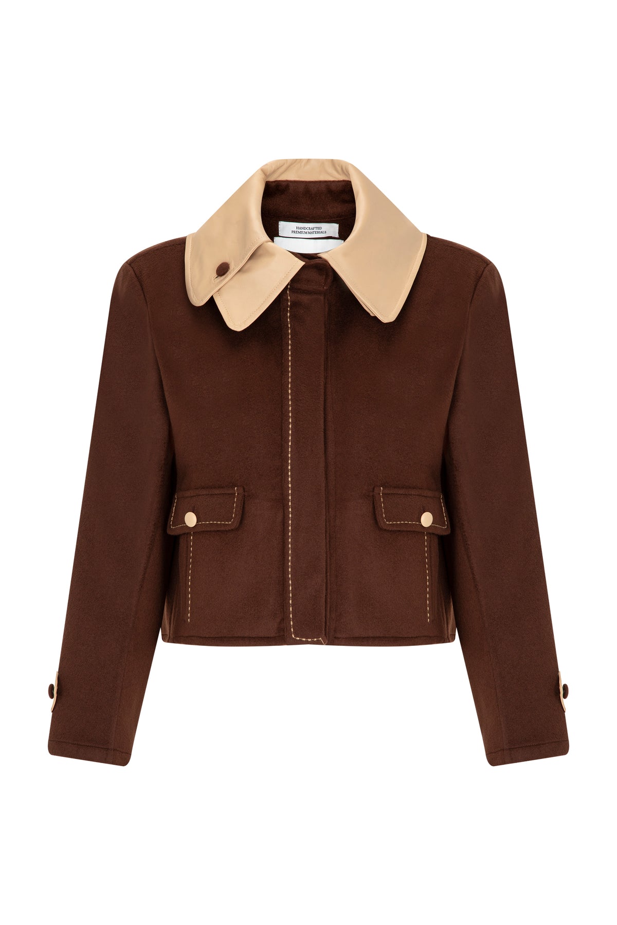 SADDLE DOUBLE COLLAR JACKET