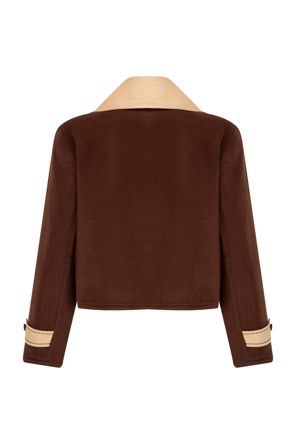 SADDLE DOUBLE COLLAR JACKET