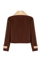 SADDLE DOUBLE COLLAR JACKET