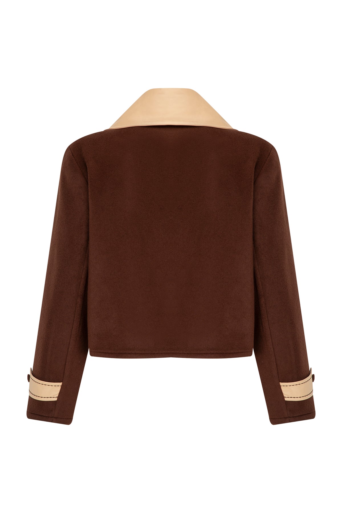 SADDLE DOUBLE COLLAR JACKET