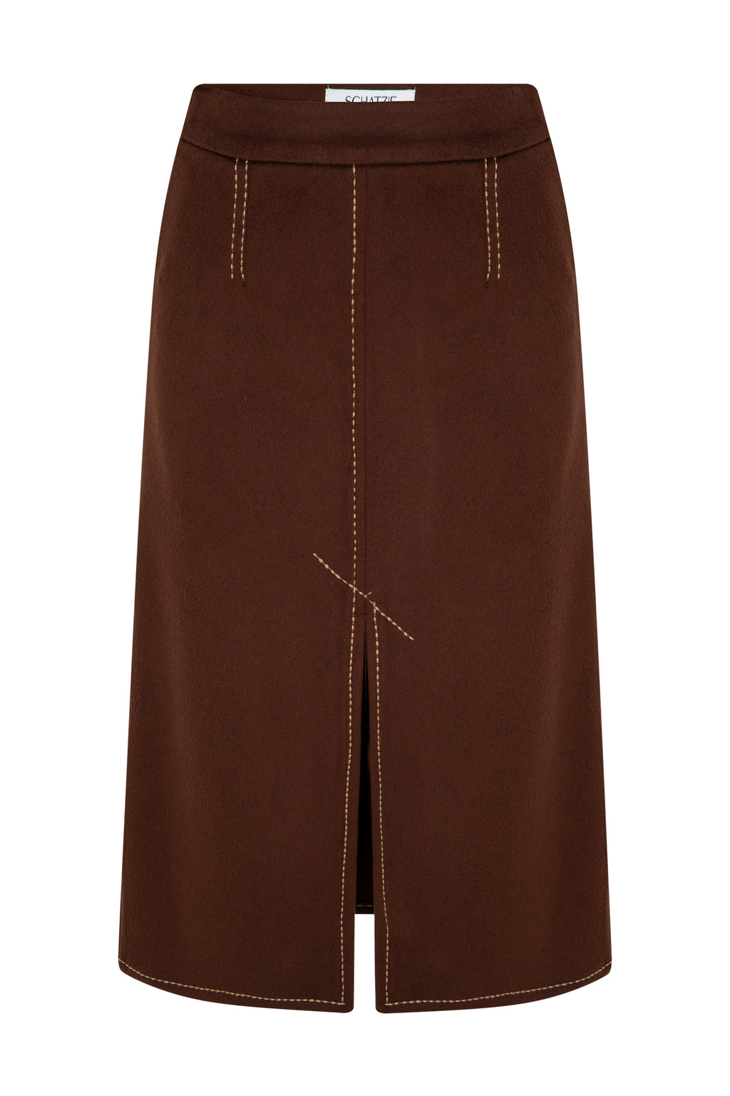 SIGNATURE WOOL SKIRT