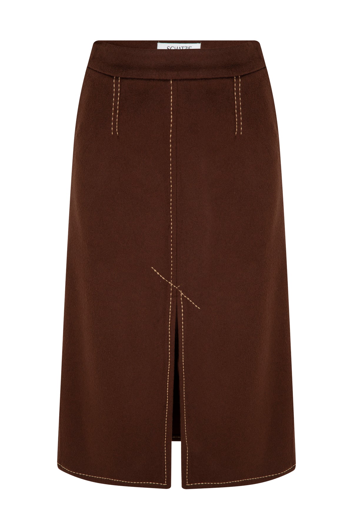 SIGNATURE WOOL SKIRT