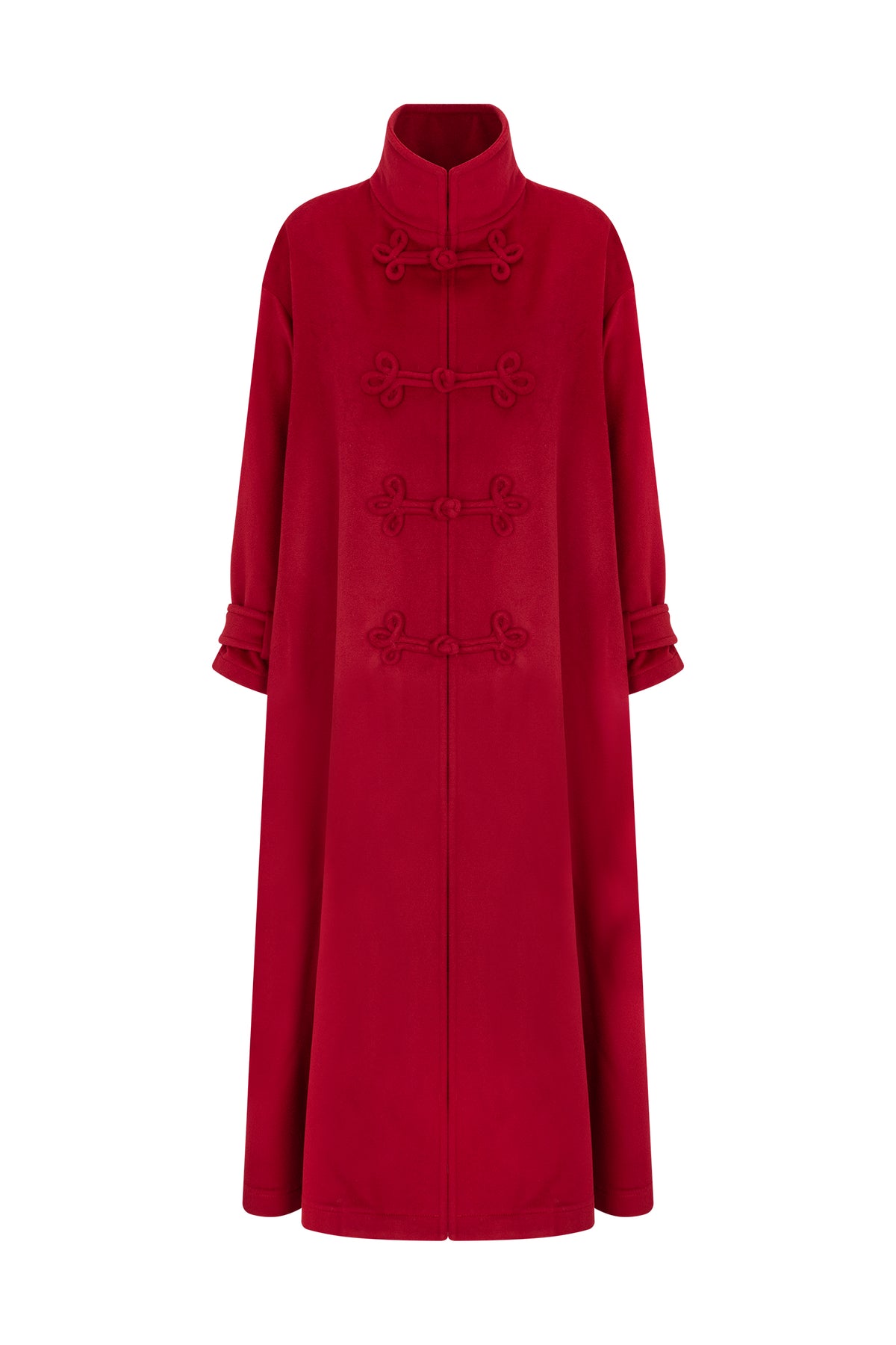 SCARLET MANDARIN COAT