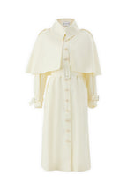 SCHATZİE BELTED MIDI TRENCH CAPE WITH STRUCTURED SILHOUETTE