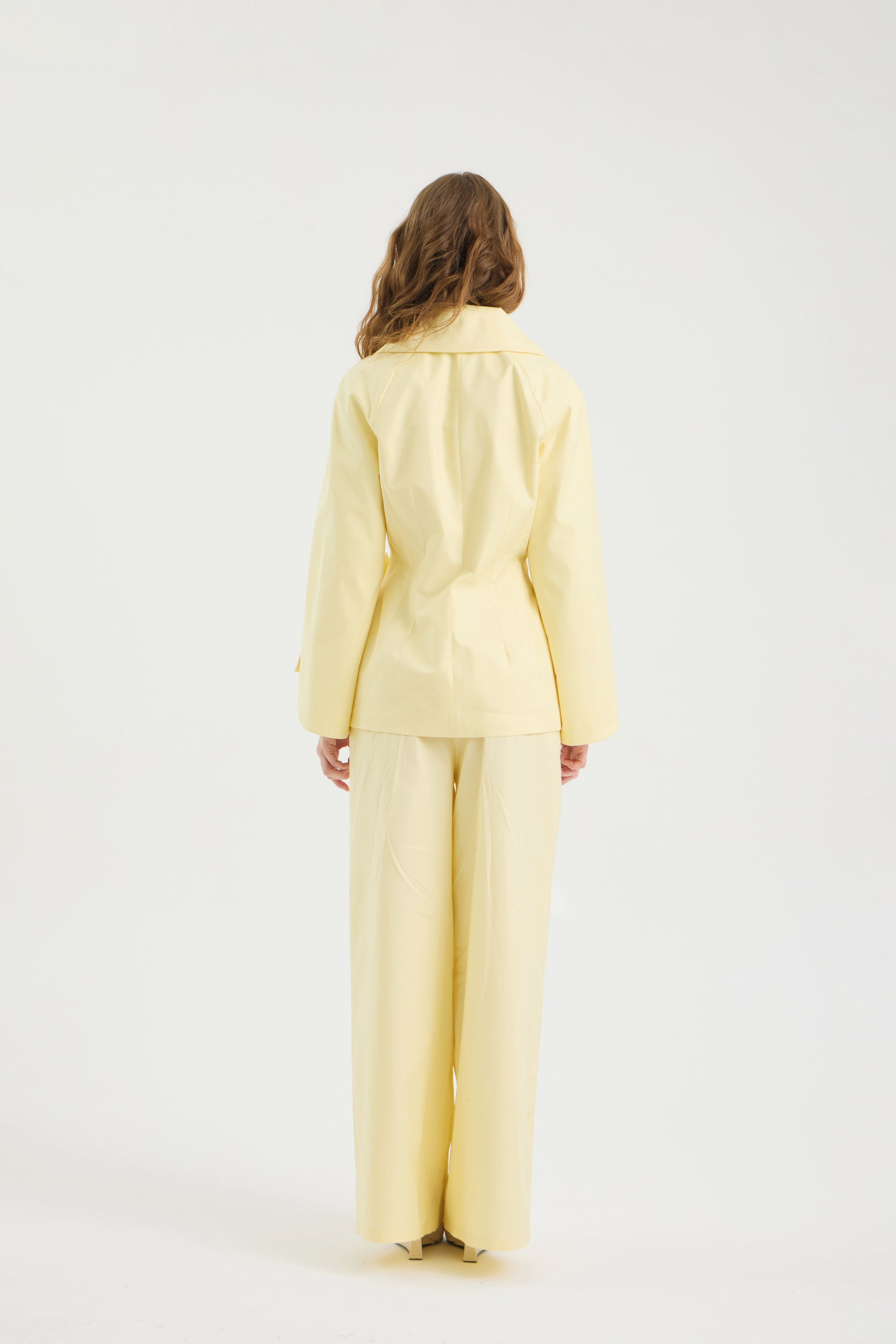 SCHATZİE MID-RISE WAIST WIDE-LEG TROUSERS