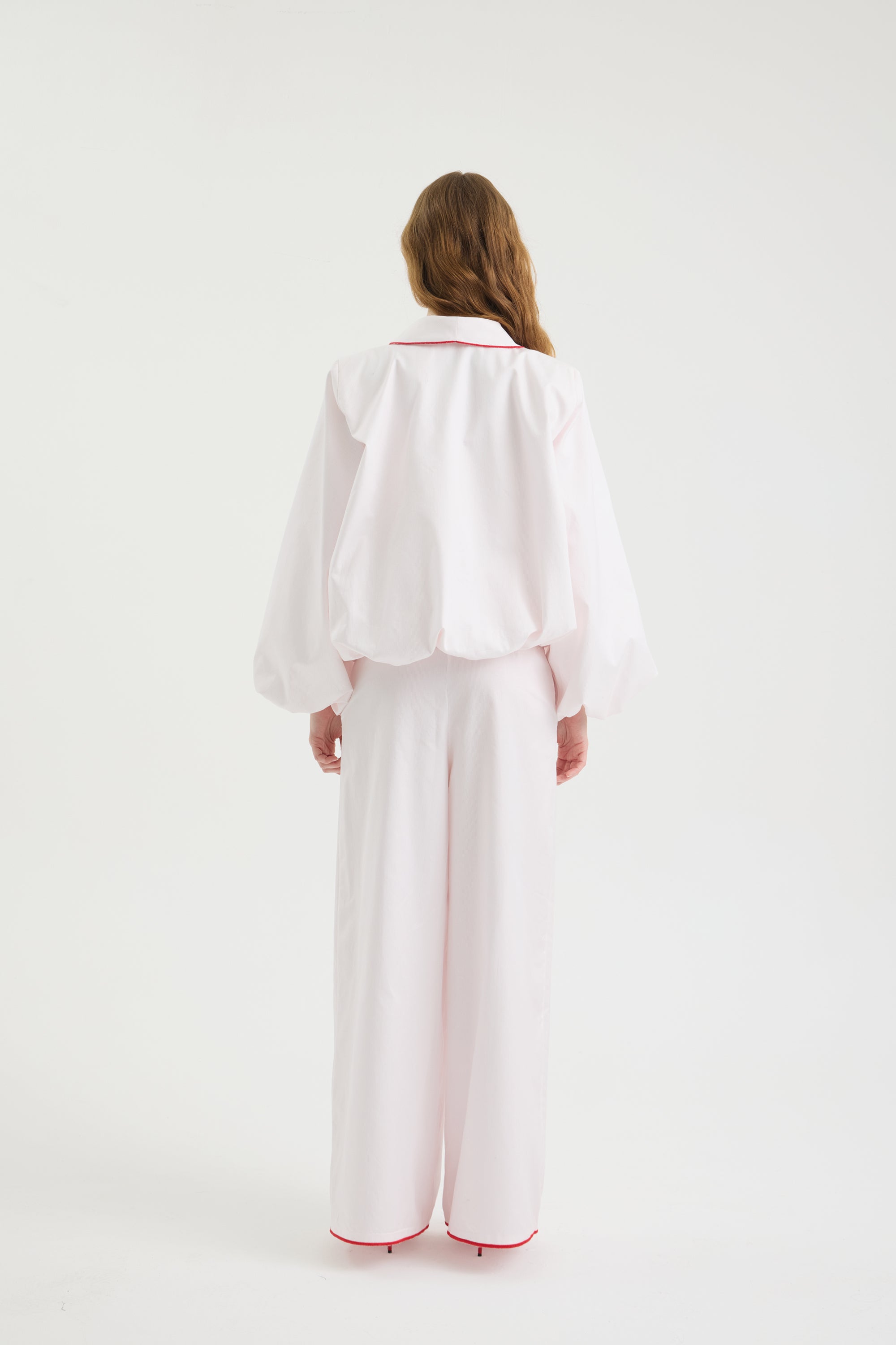 SCHATZİE MID-RISE WAIST WIDE-LEG TROUSERS