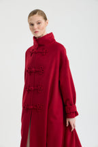 SCARLET MANDARIN COAT