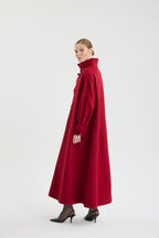 SCARLET MANDARIN COAT