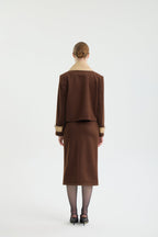 SIGNATURE WOOL SKIRT